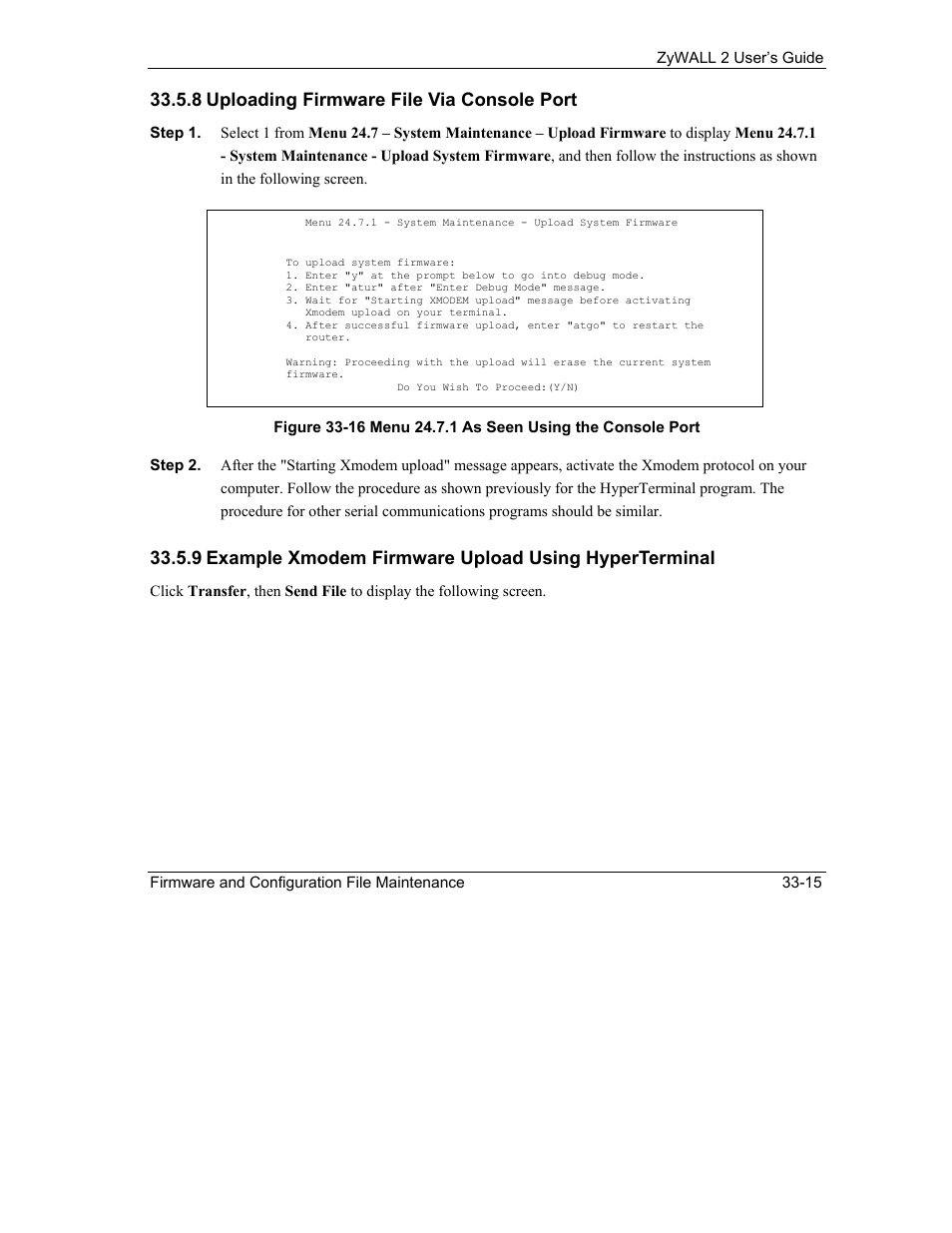 ZyXEL Communications Internet Security Gateway ZyWALL 2 Series User Manual | Page 485 / 614