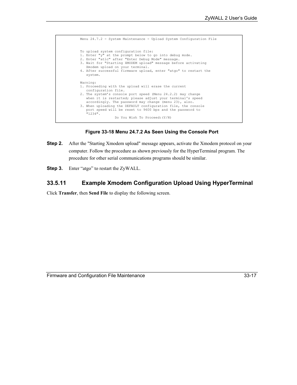 ZyXEL Communications Internet Security Gateway ZyWALL 2 Series User Manual | Page 487 / 614
