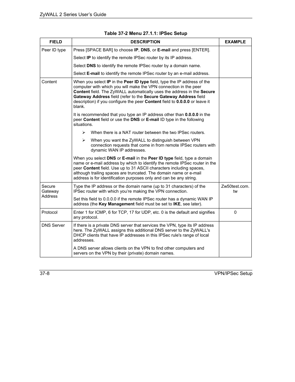 ZyXEL Communications Internet Security Gateway ZyWALL 2 Series User Manual | Page 514 / 614