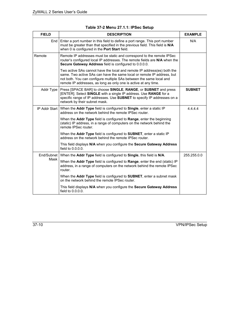 ZyXEL Communications Internet Security Gateway ZyWALL 2 Series User Manual | Page 516 / 614