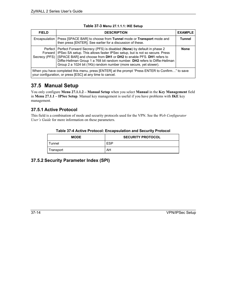Manual setup, 5 manual setup | ZyXEL Communications Internet Security Gateway ZyWALL 2 Series User Manual | Page 520 / 614