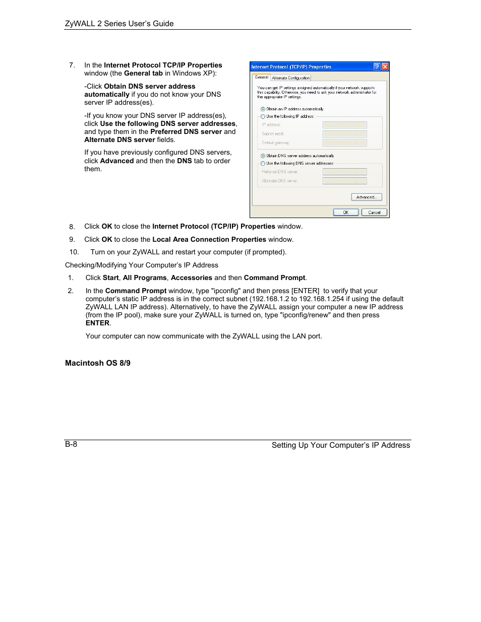 ZyXEL Communications Internet Security Gateway ZyWALL 2 Series User Manual | Page 538 / 614