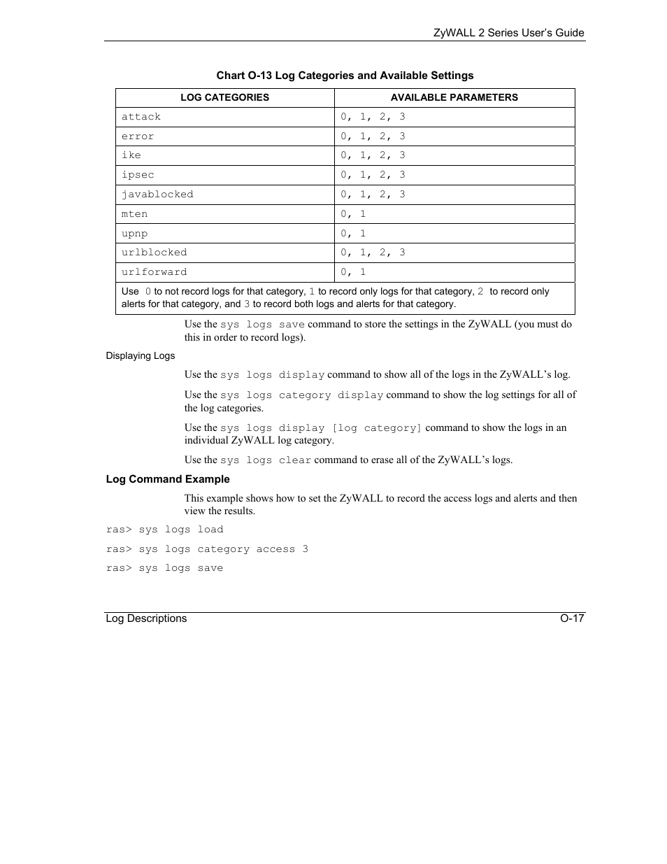ZyXEL Communications Internet Security Gateway ZyWALL 2 Series User Manual | Page 603 / 614