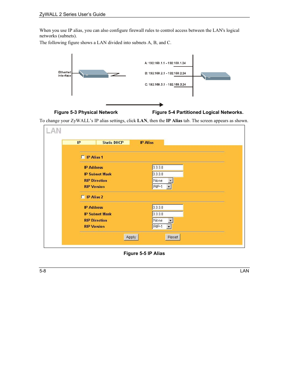 ZyXEL Communications Internet Security Gateway ZyWALL 2 Series User Manual | Page 80 / 614