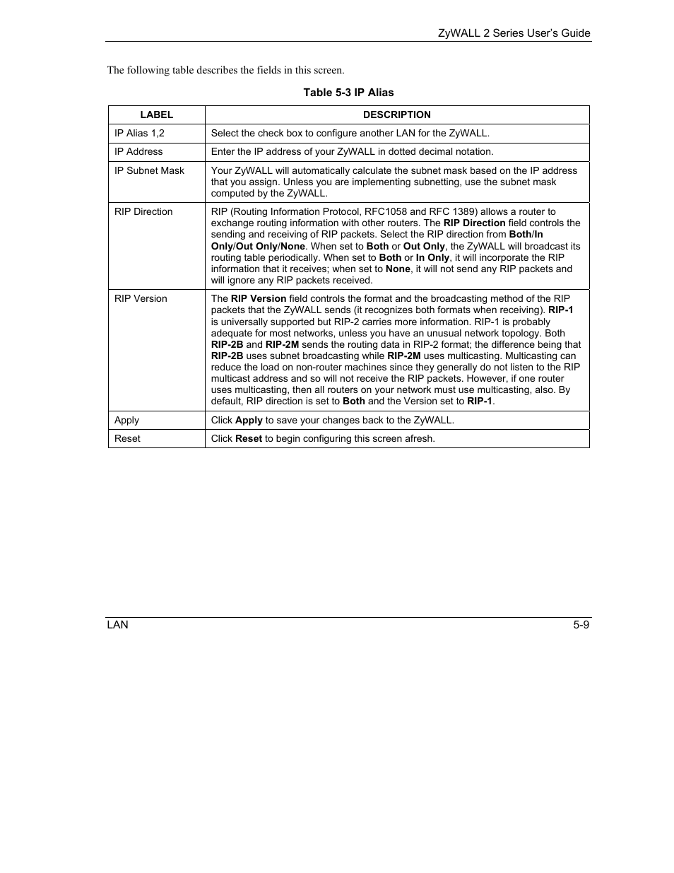ZyXEL Communications Internet Security Gateway ZyWALL 2 Series User Manual | Page 81 / 614