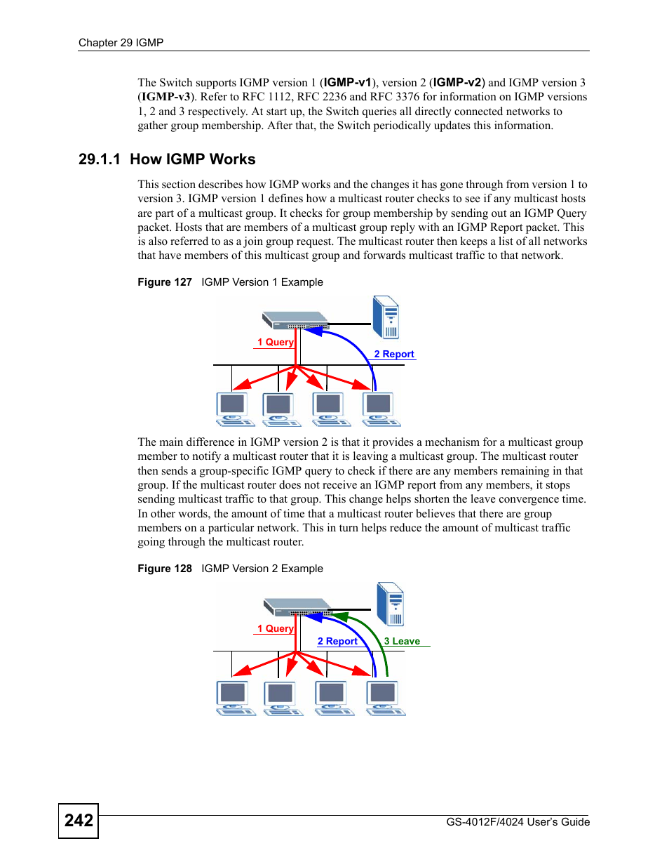 1 how igmp works | ZyXEL Communications GS-4012 User Manual | Page 242 / 462