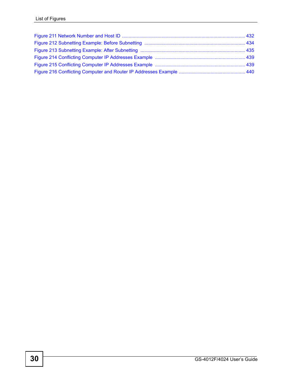 ZyXEL Communications GS-4012 User Manual | Page 30 / 462