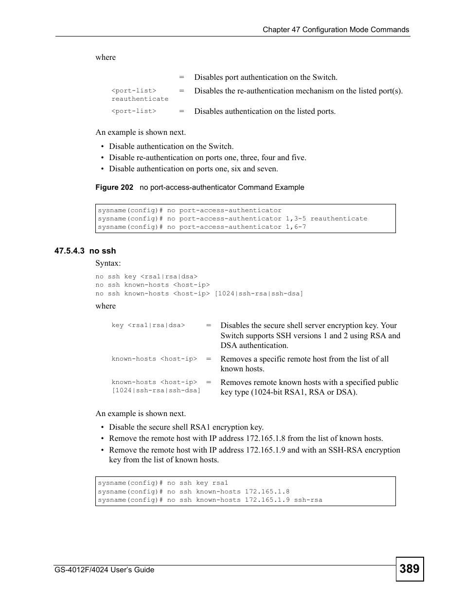 ZyXEL Communications GS-4012 User Manual | Page 389 / 462