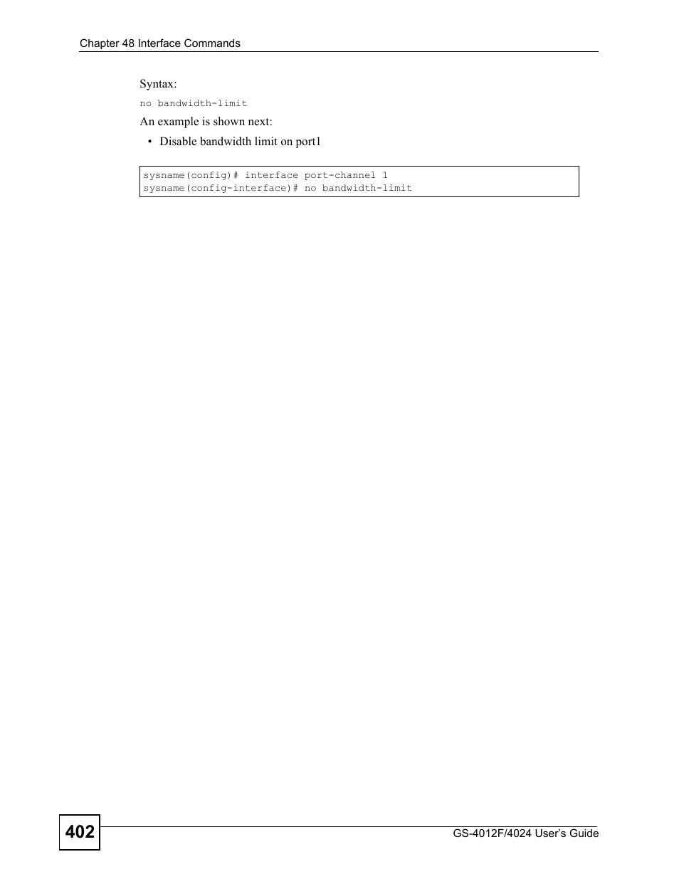 ZyXEL Communications GS-4012 User Manual | Page 402 / 462