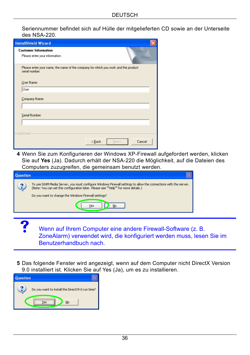 ZyXEL Communications Network Storage Appliance NSA-220 User Manual | Page 36 / 131