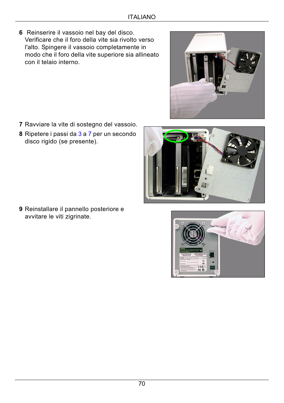 ZyXEL Communications Network Storage Appliance NSA-220 User Manual | Page 70 / 131