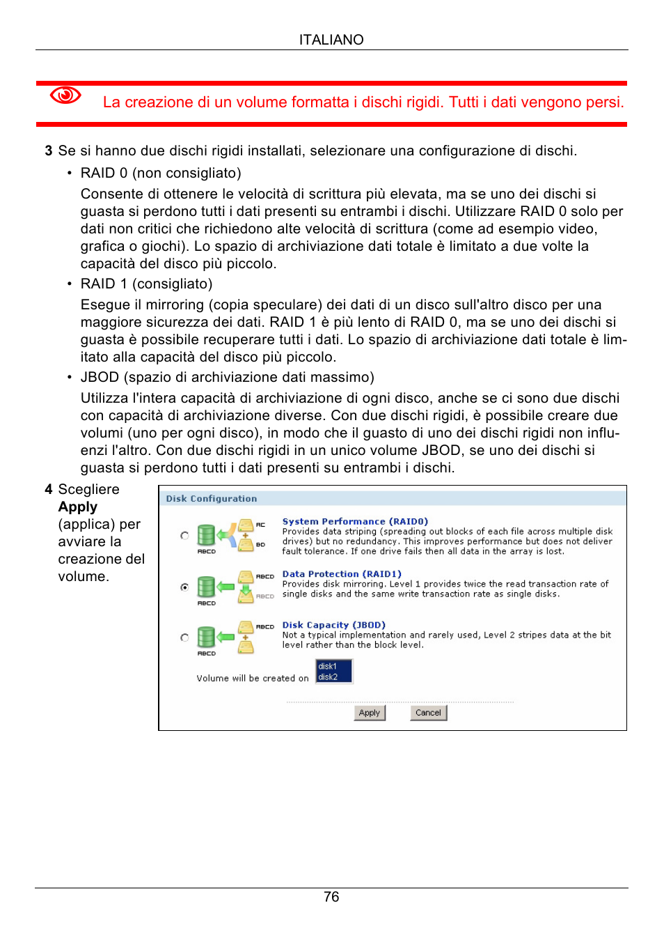 ZyXEL Communications Network Storage Appliance NSA-220 User Manual | Page 76 / 131