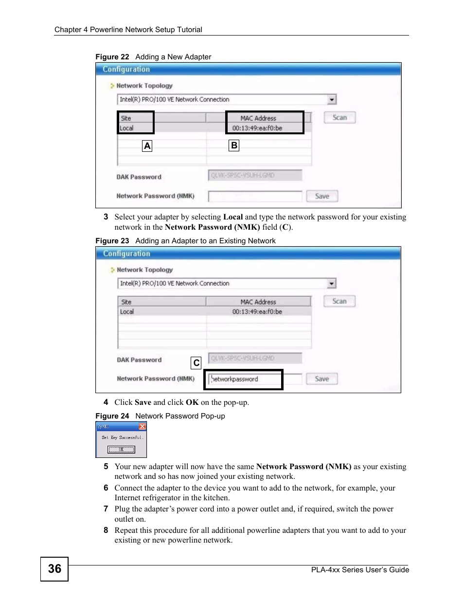 ZyXEL Communications PLA-400 User Manual | Page 36 / 66