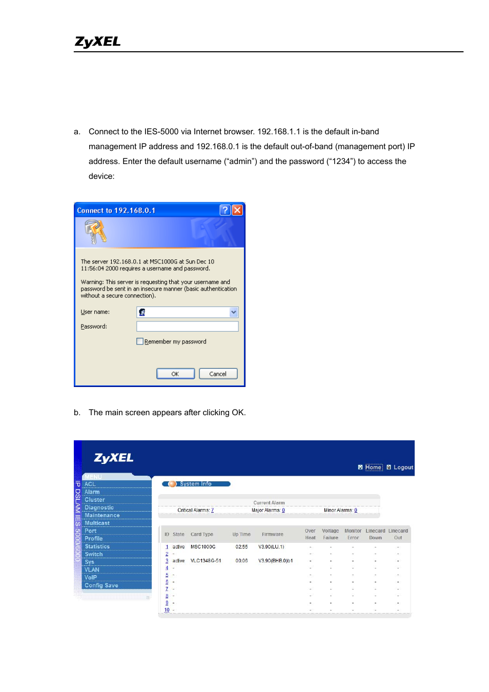 ZyXEL Communications IES-5005 User Manual | Page 8 / 100