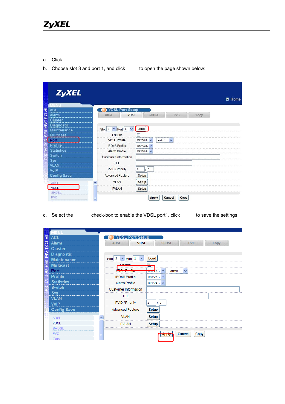 ZyXEL Communications IES-5005 User Manual | Page 9 / 100