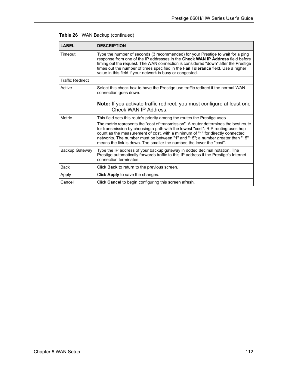 ZyXEL Communications 660HW Series User Manual | Page 113 / 460