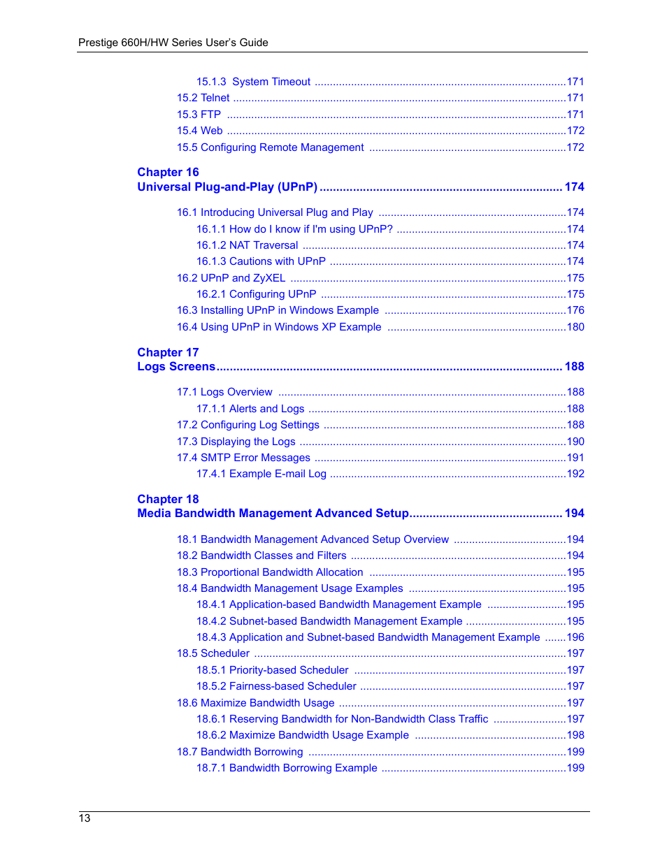 ZyXEL Communications 660HW Series User Manual | Page 14 / 460