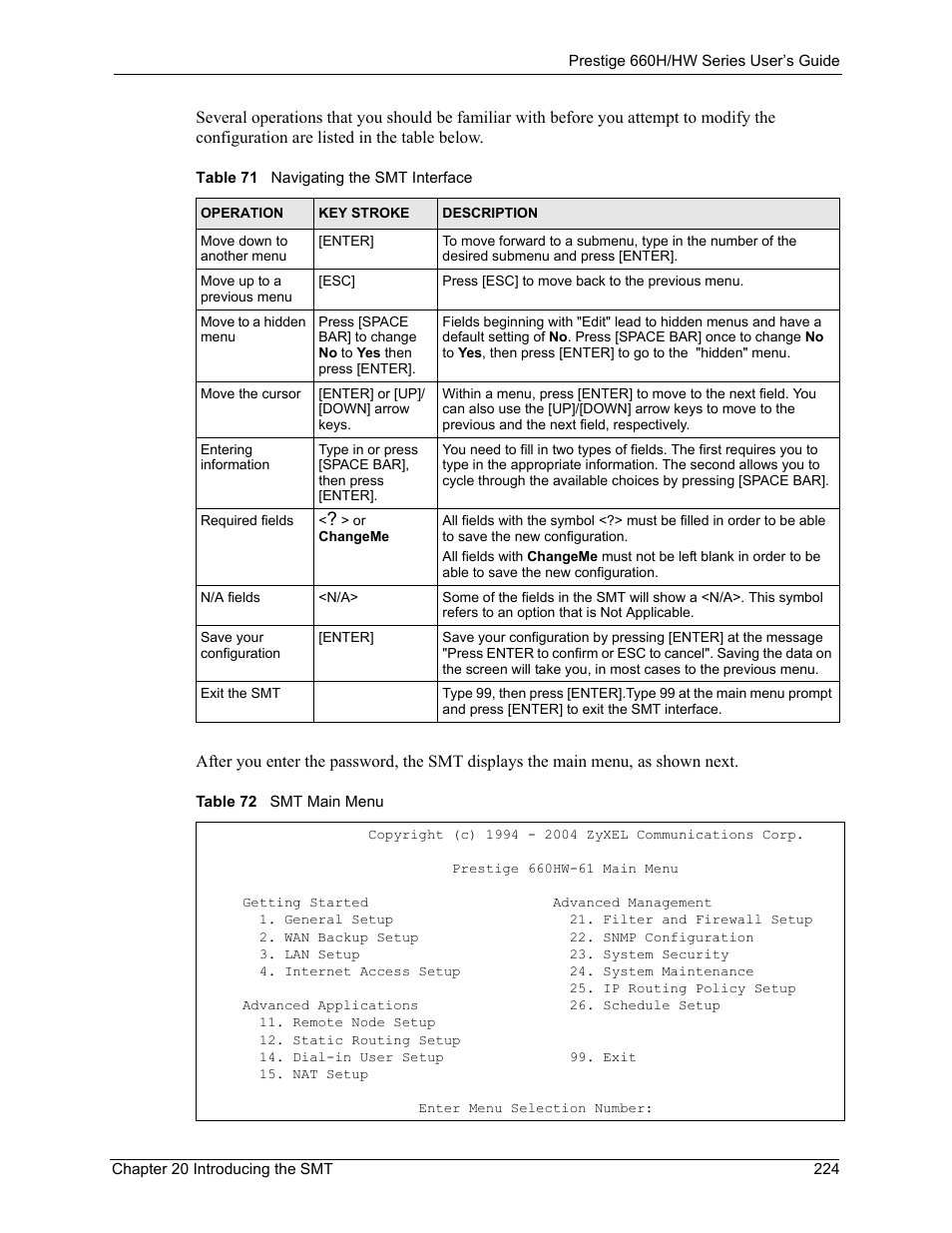 ZyXEL Communications 660HW Series User Manual | Page 225 / 460