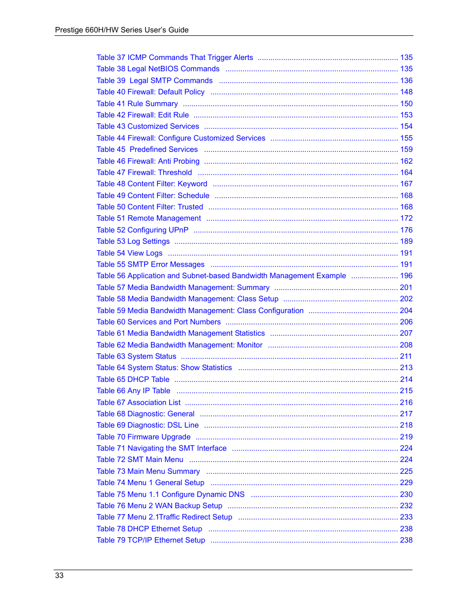 ZyXEL Communications 660HW Series User Manual | Page 34 / 460