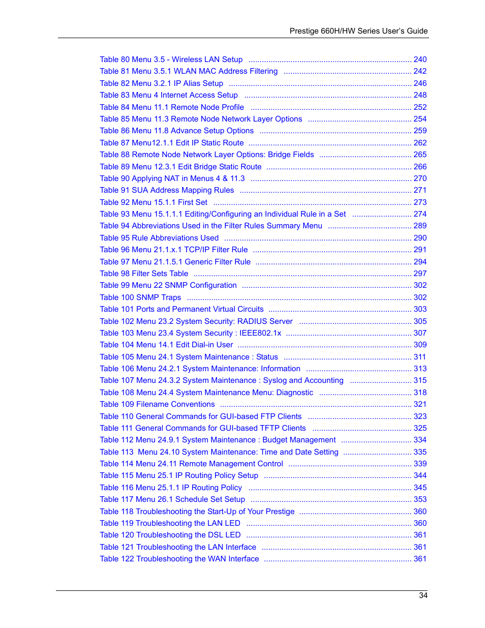 ZyXEL Communications 660HW Series User Manual | Page 35 / 460