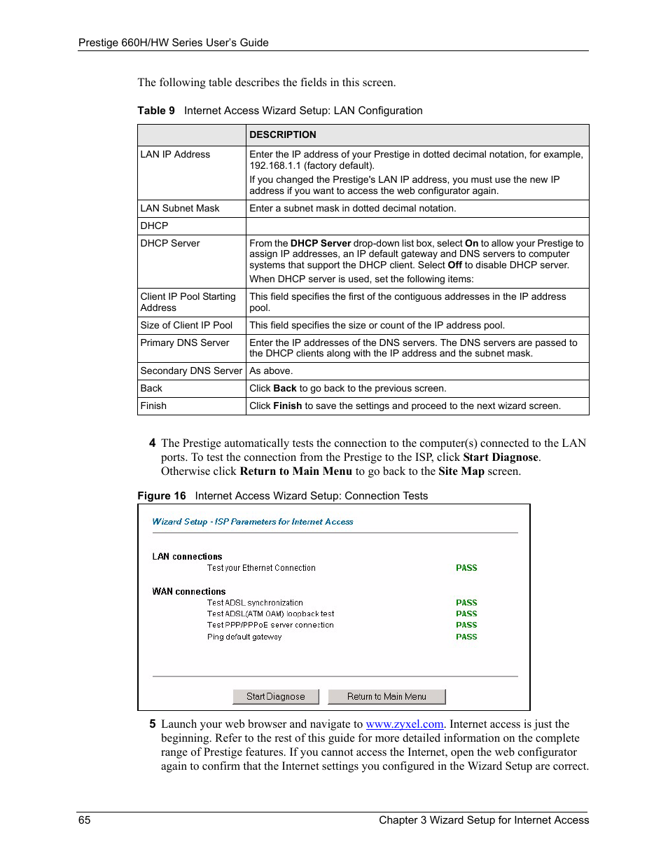 ZyXEL Communications 660HW Series User Manual | Page 66 / 460