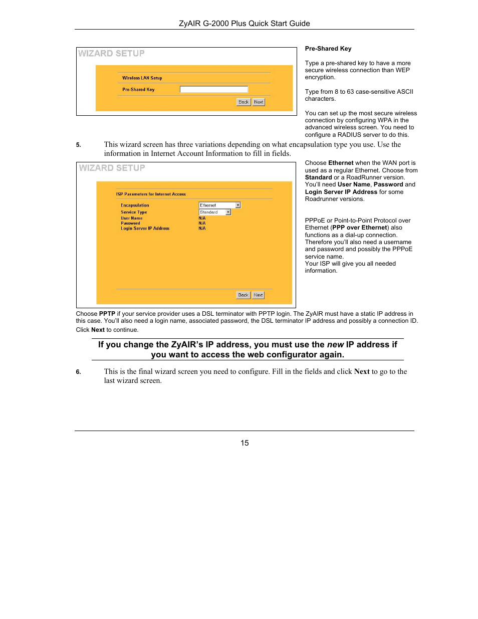 ZyXEL Communications Bridge/Router G-2000s User Manual | Page 15 / 22