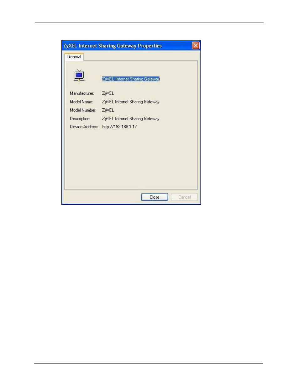 4 upnp general screen | ZyXEL Communications P-2302HWL-P1 Series User Manual | Page 240 / 337