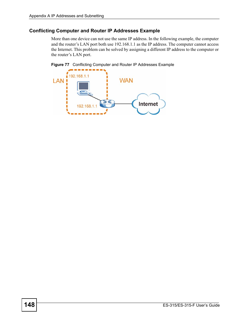 ZyXEL Communications ES-315 User Manual | Page 148 / 166