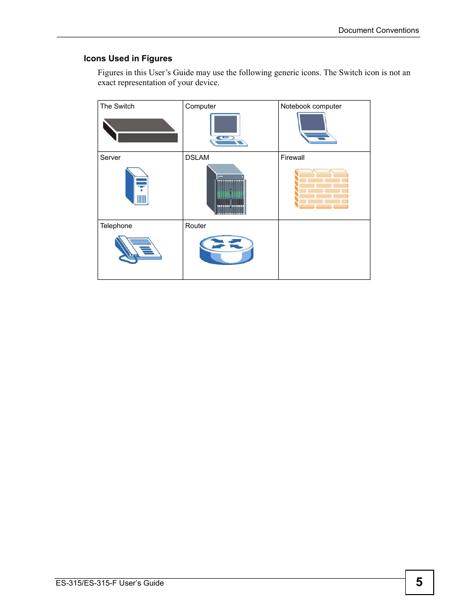 ZyXEL Communications ES-315 User Manual | Page 5 / 166