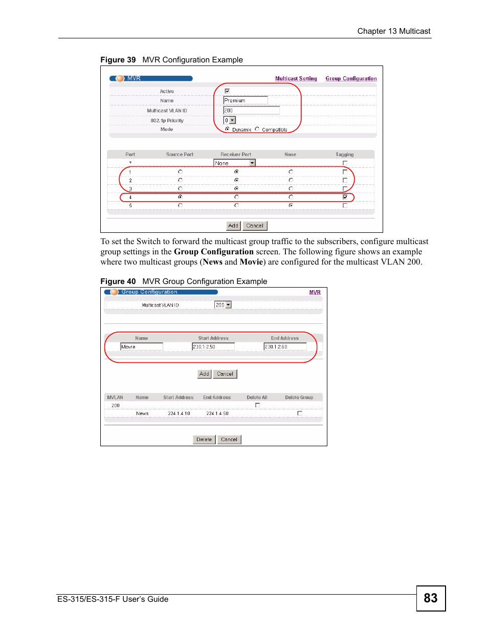 ZyXEL Communications ES-315 User Manual | Page 83 / 166