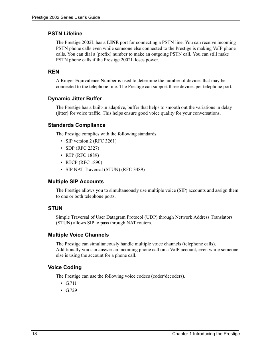 ZyXEL Communications 2002 Series User Manual | Page 18 / 102