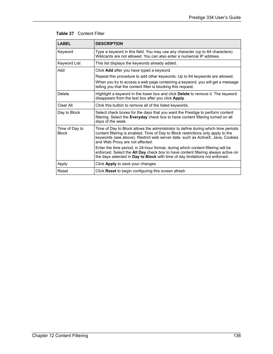 ZyXEL Communications P-334 User Manual | Page 137 / 366