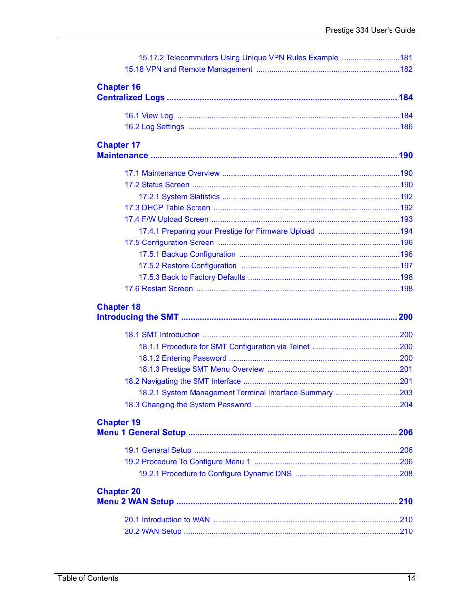 ZyXEL Communications P-334 User Manual | Page 15 / 366