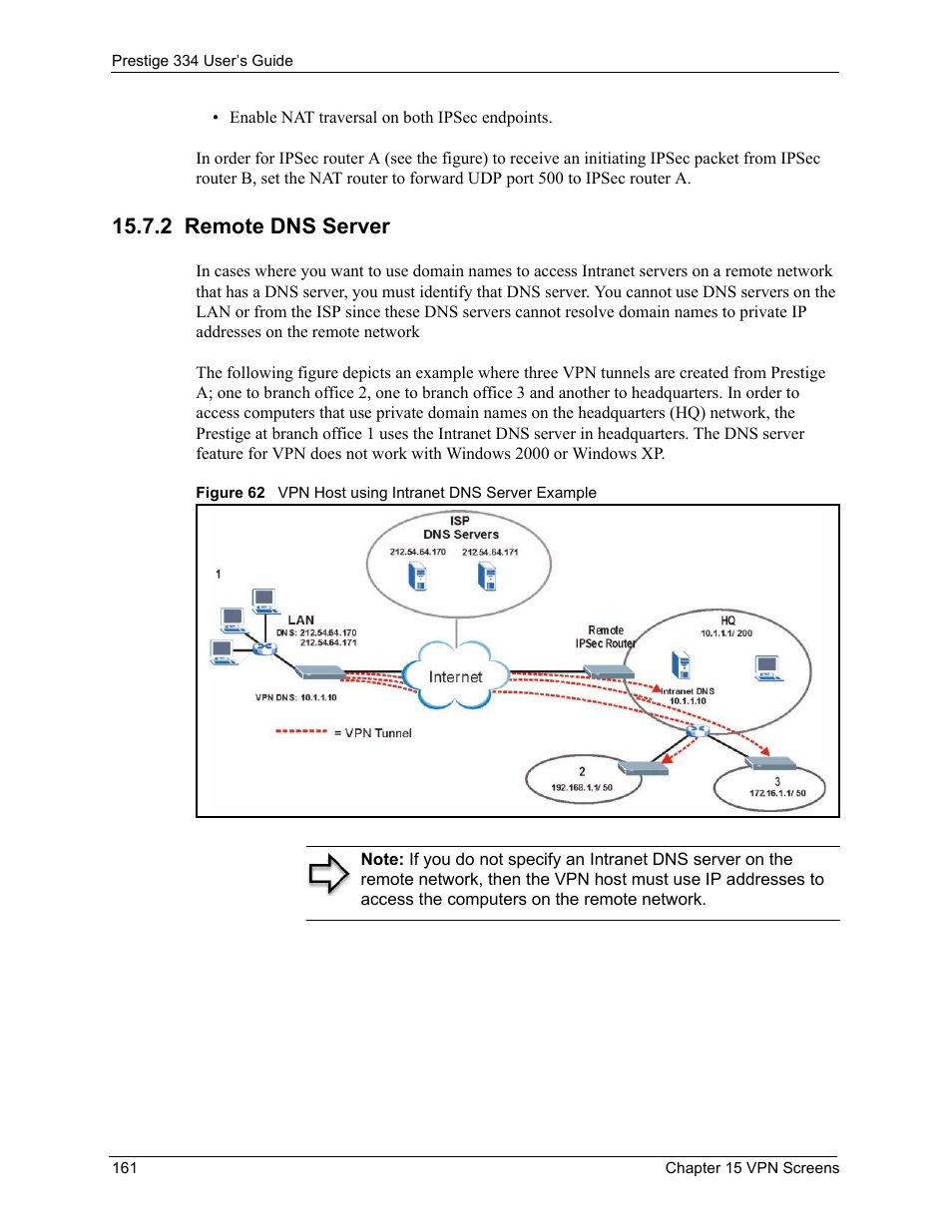 2 remote dns server | ZyXEL Communications P-334 User Manual | Page 162 / 366