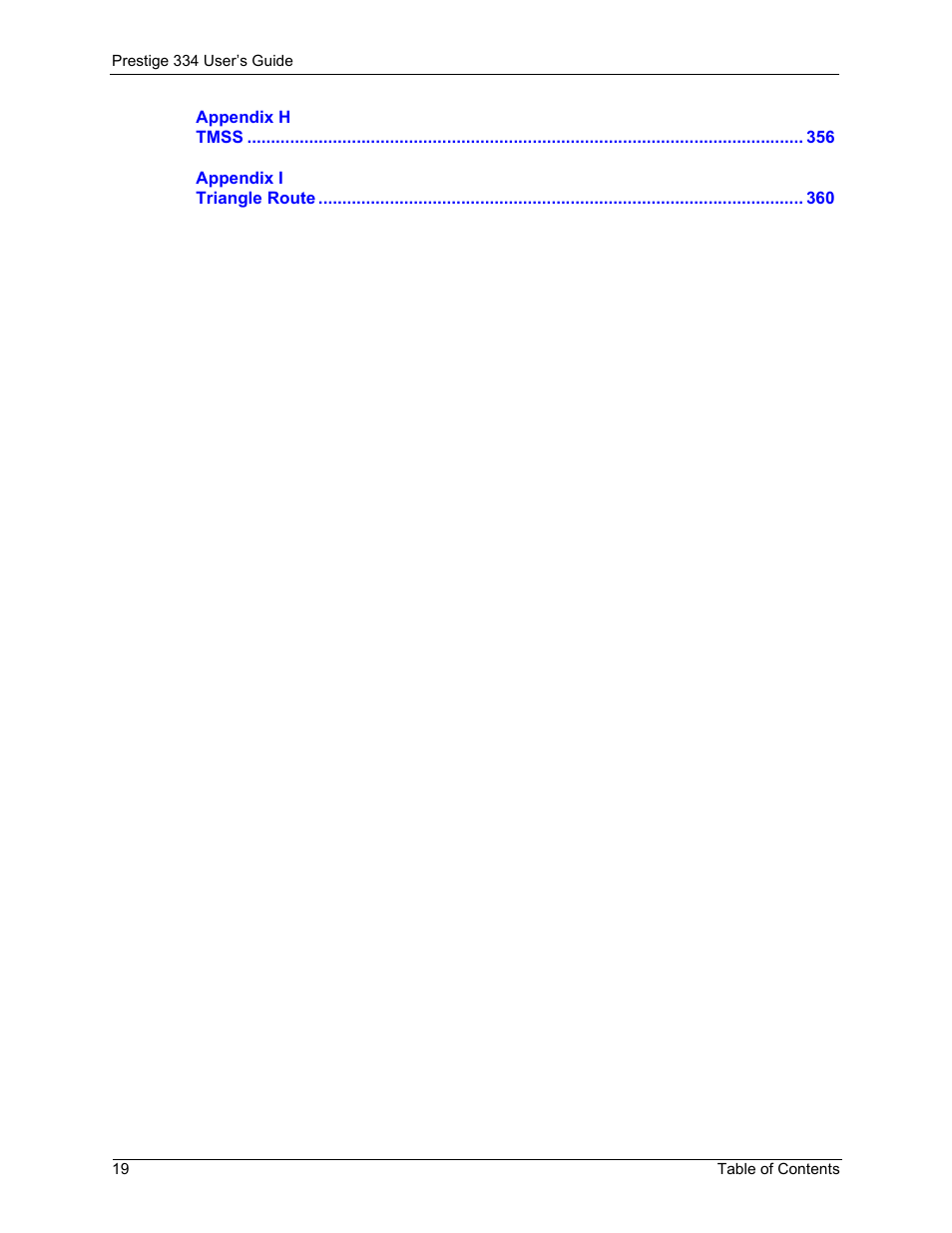 ZyXEL Communications P-334 User Manual | Page 20 / 366