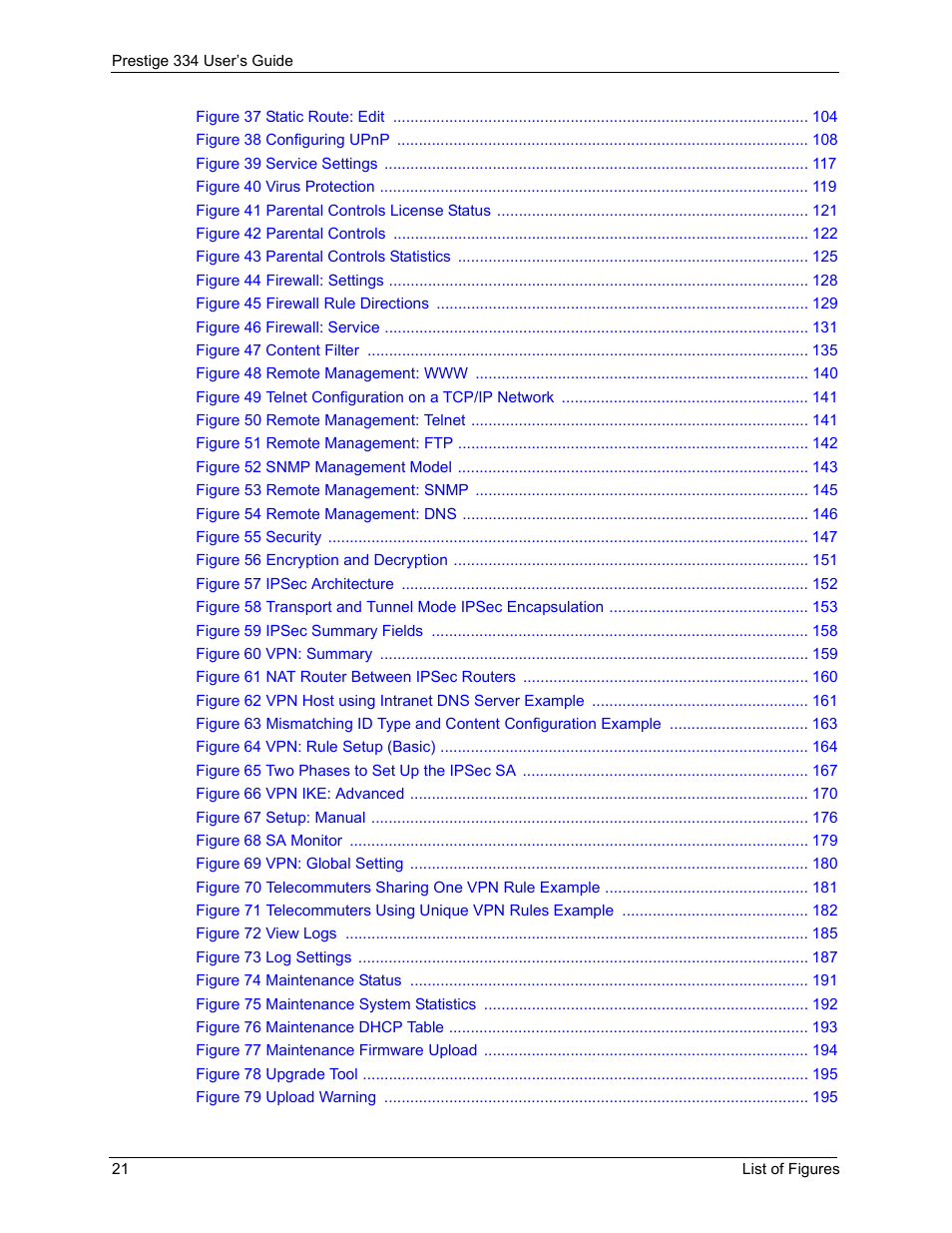 ZyXEL Communications P-334 User Manual | Page 22 / 366
