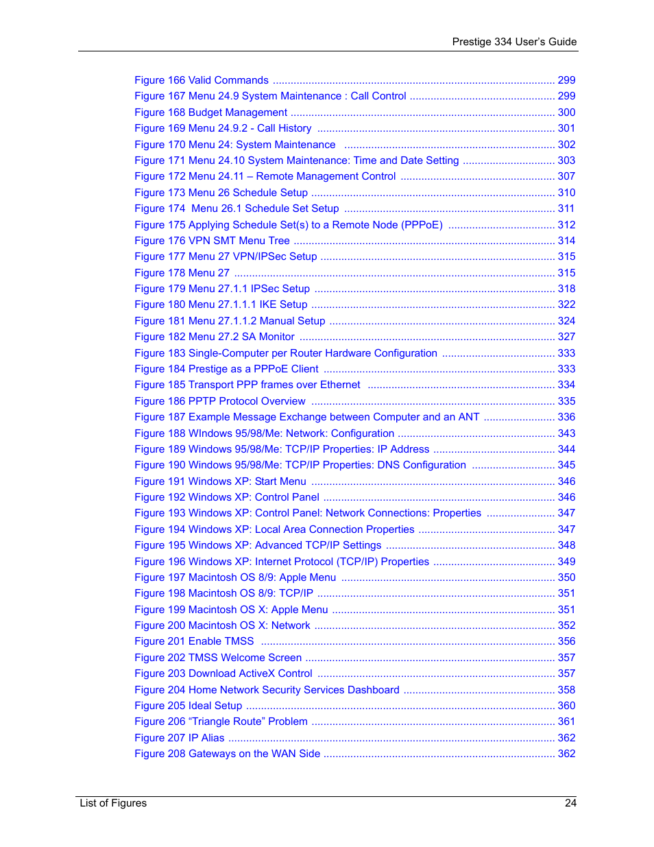 ZyXEL Communications P-334 User Manual | Page 25 / 366