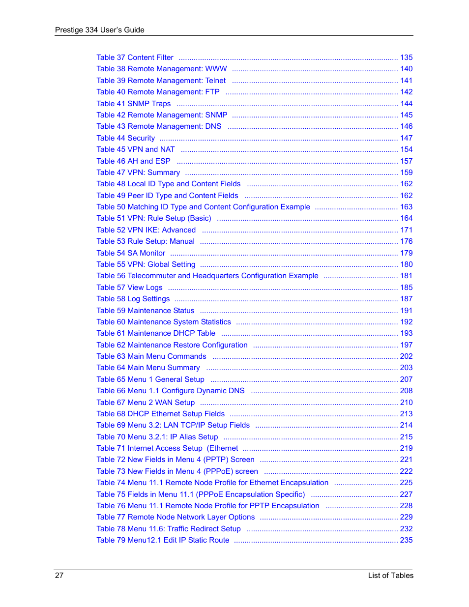 ZyXEL Communications P-334 User Manual | Page 28 / 366