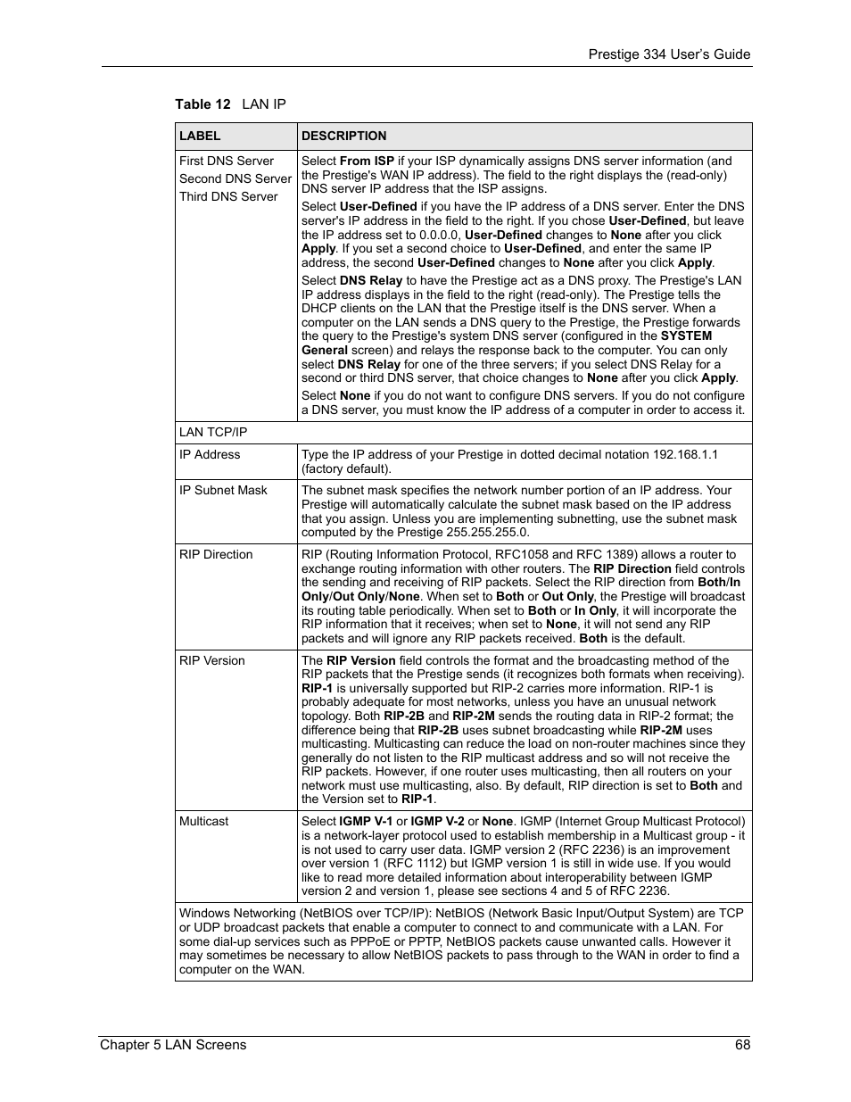 ZyXEL Communications P-334 User Manual | Page 69 / 366