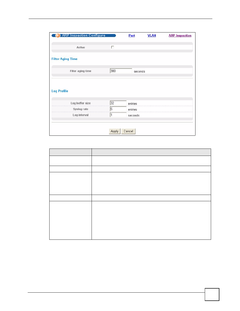 ZyXEL Communications ES-2108 Series User Manual | Page 171 / 283