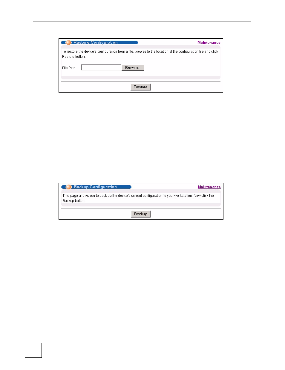 7 backup configuration file, 8 ftp command line | ZyXEL Communications ES-2108 Series User Manual | Page 200 / 283