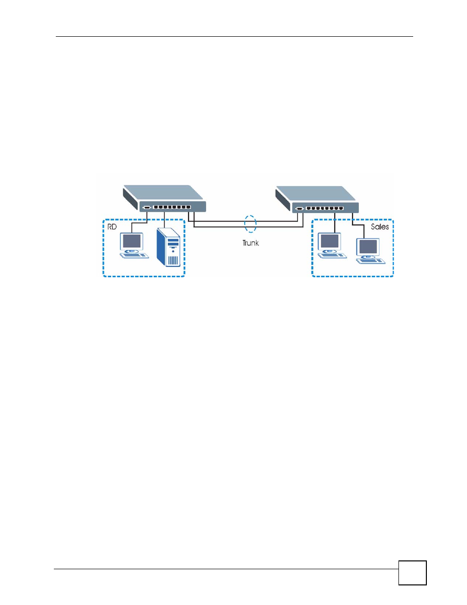 3 high performance switched example, 4 ieee 802.1q vlan application examples, Figure 3 high performance switched application | ZyXEL Communications ES-2108 Series User Manual | Page 33 / 283