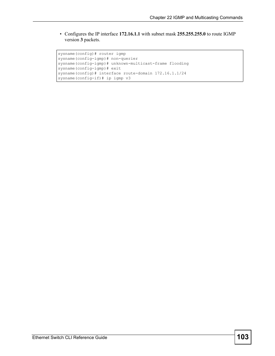 ZyXEL Communications ZyXEL Dimension ES-2024PWR User Manual | Page 103 / 286