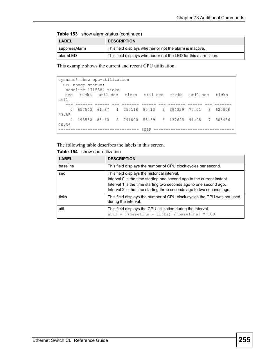 ZyXEL Communications ZyXEL Dimension ES-2024PWR User Manual | Page 255 / 286
