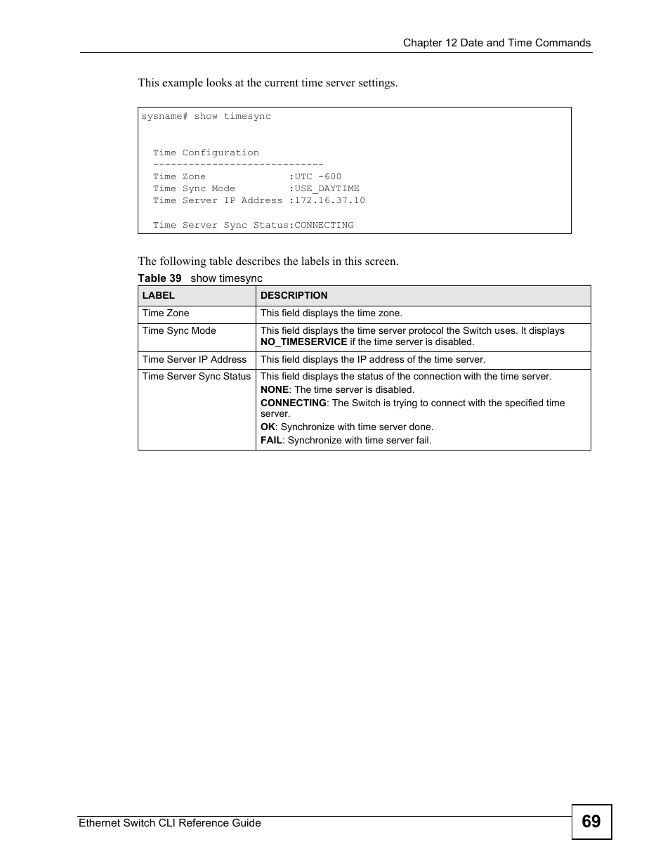 ZyXEL Communications ZyXEL Dimension ES-2024PWR User Manual | Page 69 / 286