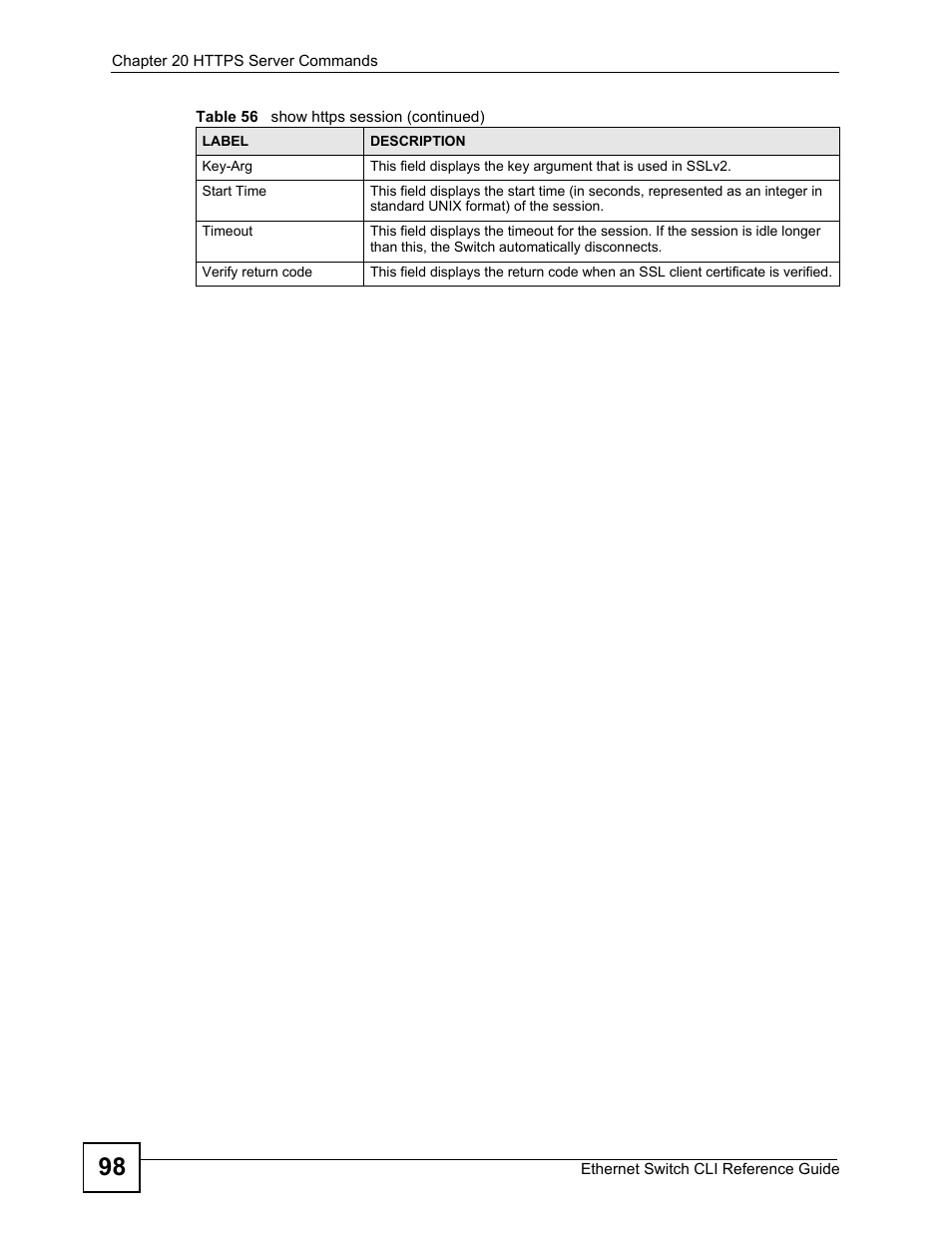 ZyXEL Communications ZyXEL Dimension ES-2024PWR User Manual | Page 98 / 286