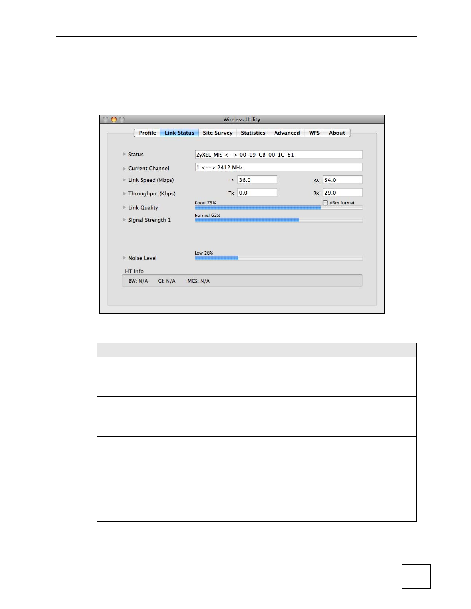 6 the link status screen, Reen, Lets yo | 35 3.6 the link status screen | ZyXEL Communications NWD-270N User Manual | Page 35 / 98