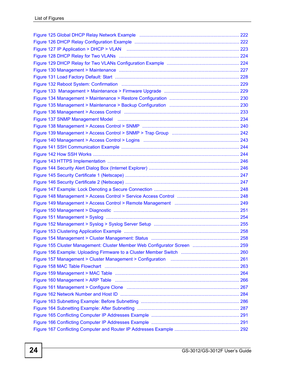 ZyXEL Communications GS-3012F/3012 User Manual | Page 24 / 314
