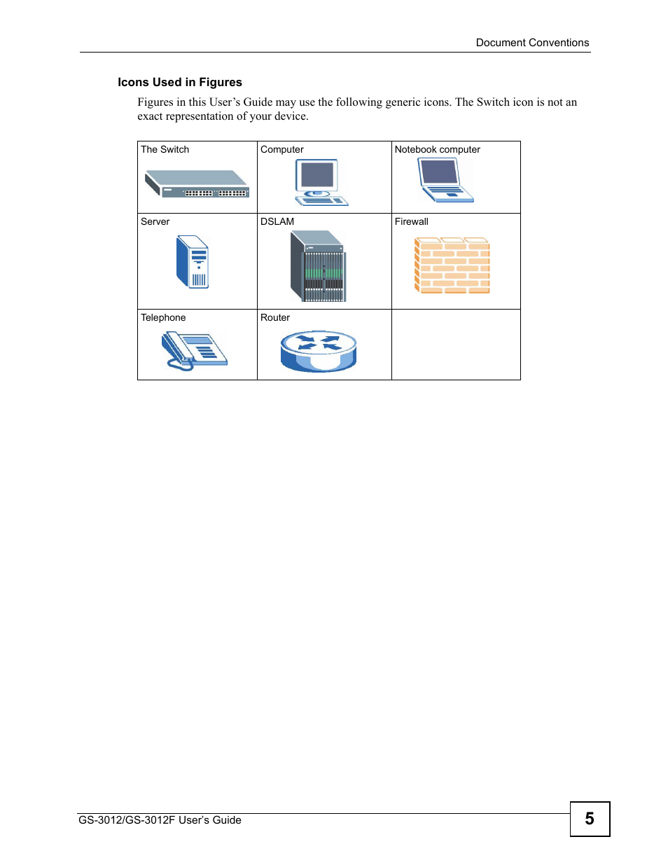 ZyXEL Communications GS-3012F/3012 User Manual | Page 5 / 314