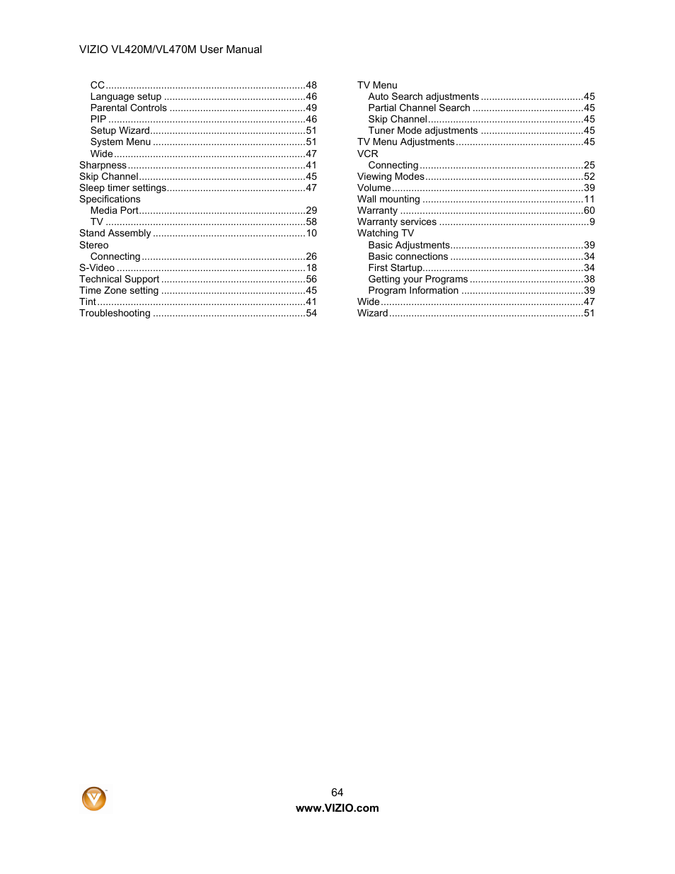 ZyXEL Communications VL470M User Manual | Page 64 / 64